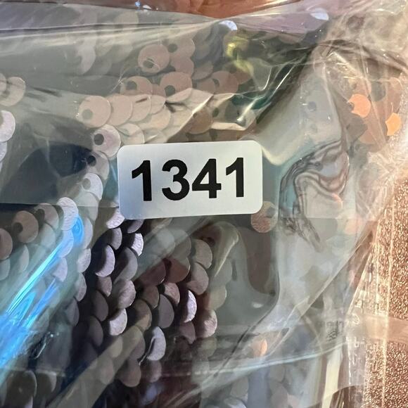 Blush Boutique Velvet Sequin  Strappy Sheath Dress Brown Bronze Size Large Party - Picture 14 of 14